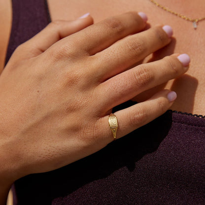 Gold Adaline Ring Alma
