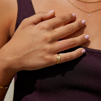 Gold Adaline Ring Alma