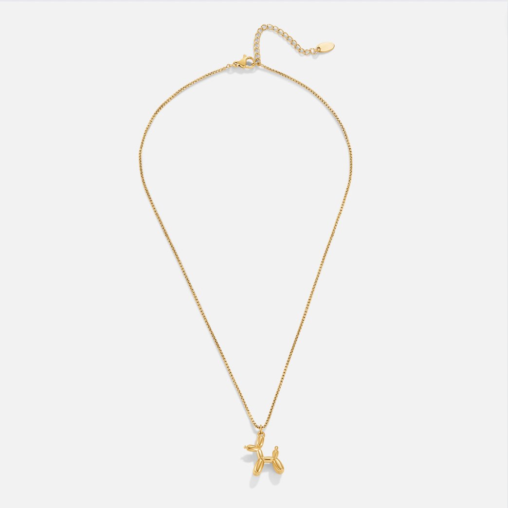 Gold Balloon Animal Halskette Alma
