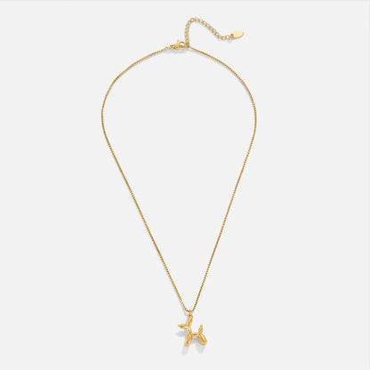 Gold Balloon Animal Halskette Alma