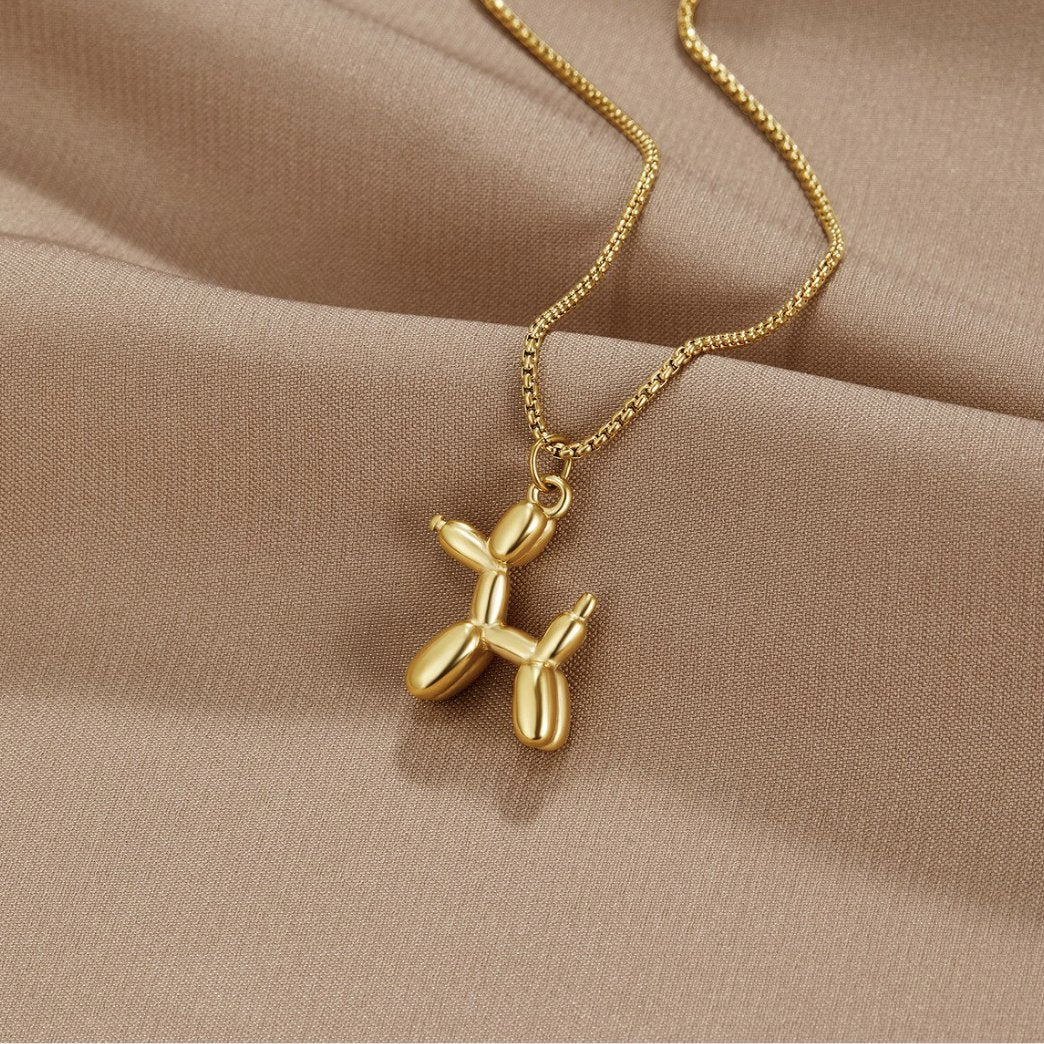Gold Balloon Animal Halskette Alma