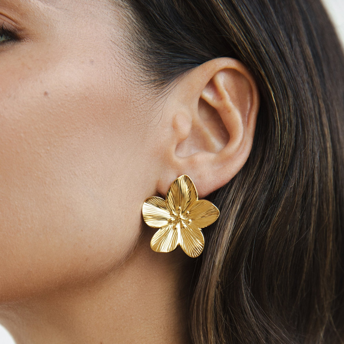 Gold Blossom Ohrringe Alma