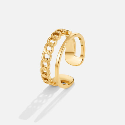 Gold Ketten Mehrlagige Ring Alma