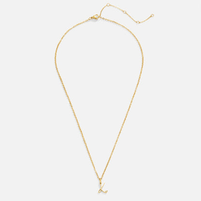 Gold Buchstaben Herz Halskette Alma