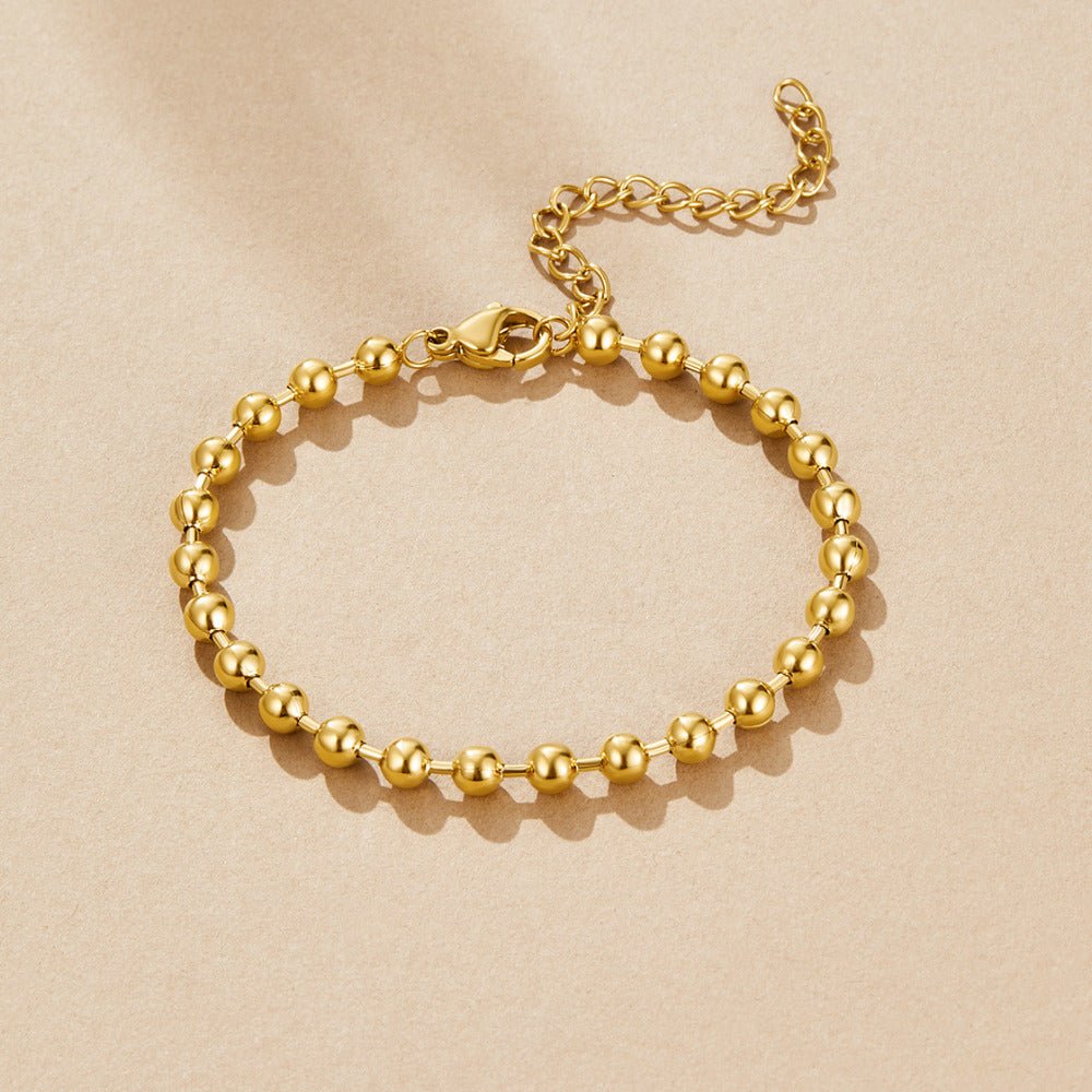 Gold Lulu Perlenarmband Alma