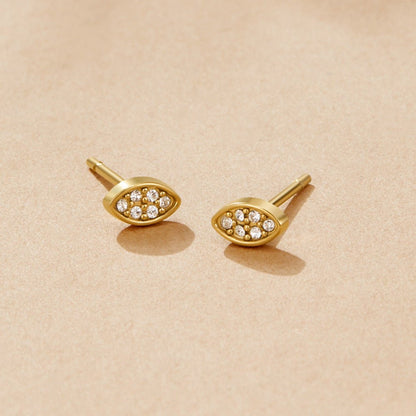 Gold Montana Stecker Ohrringe Alma
