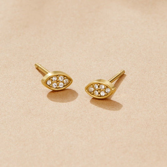 Gold Montana Stecker Ohrringe Alma