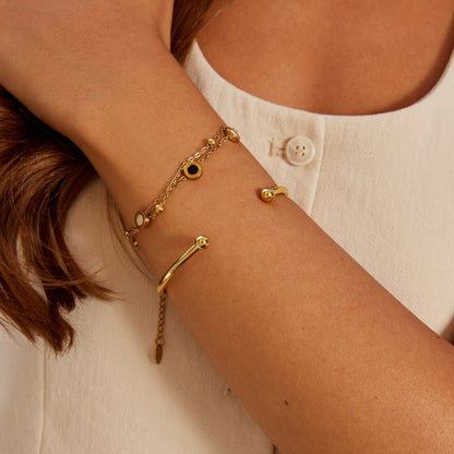 Gold Penelope Armreif Alma