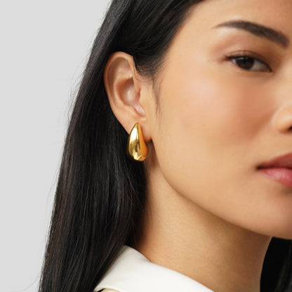 Amara Gold Teardrop Ohrringe Alma
