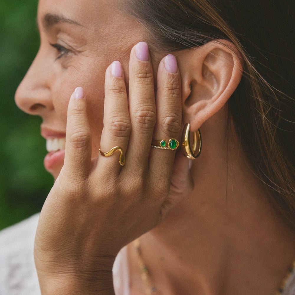 Gold Welle Ring Alma