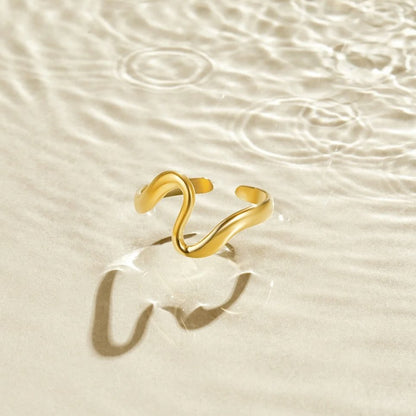 Gold Welle Ring Alma
