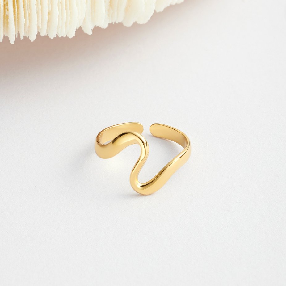 Gold Welle Ring Alma
