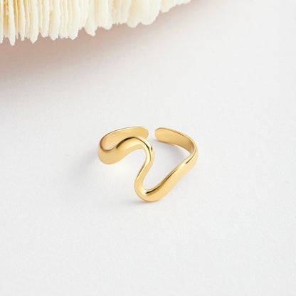 Gold Welle Ring Alma