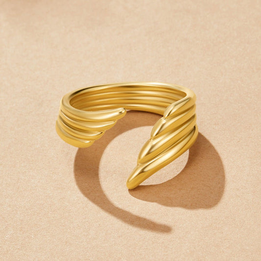 Golden Angel Wing Wrap Ring Alma