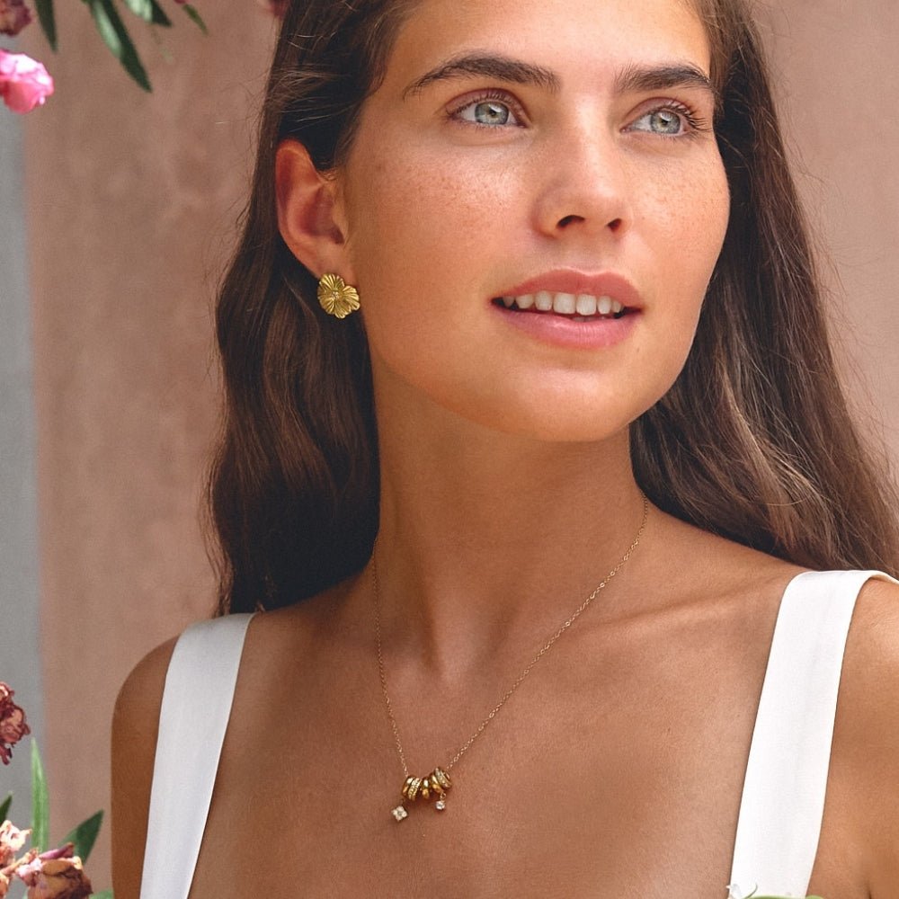 Golden Bloom Ohrringe Alma