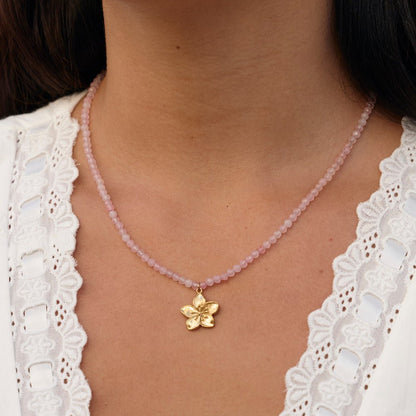 Golden Bloom Pendant Halskette Alma