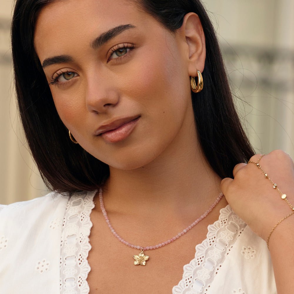 Golden Bloom Pendant Halskette Alma