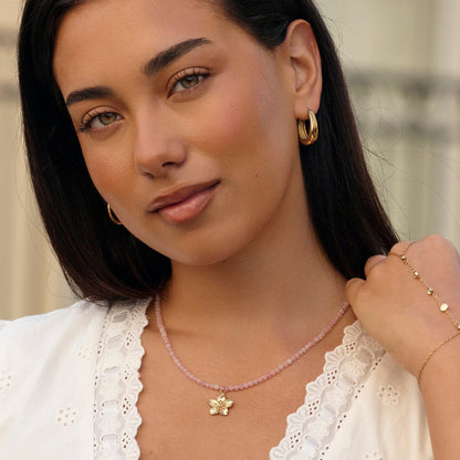 Golden Bloom Pendant Halskette Alma