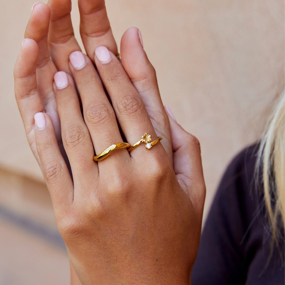 Golden Bloom BlüTen Ring Alma