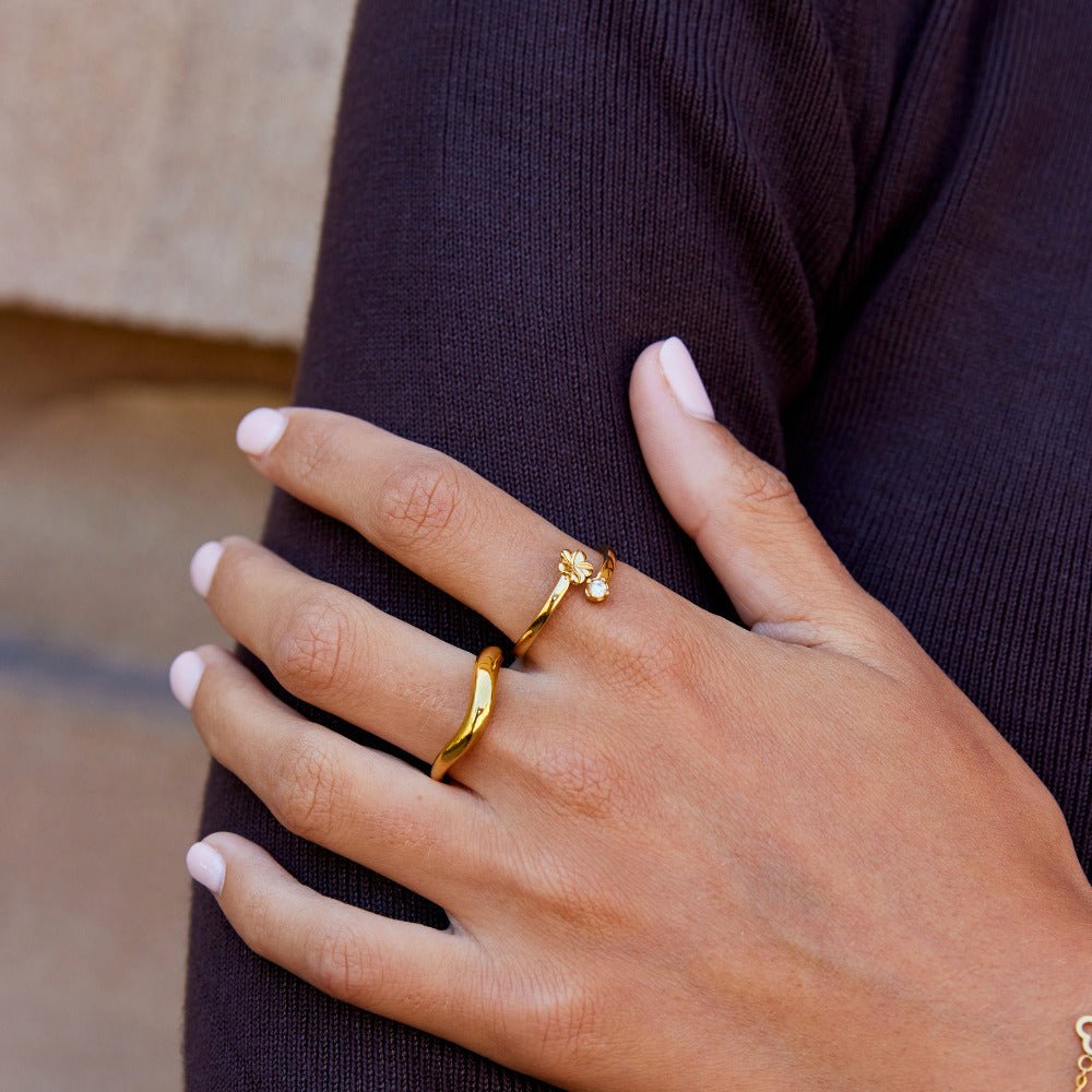Golden Bloom BlüTen Ring Alma