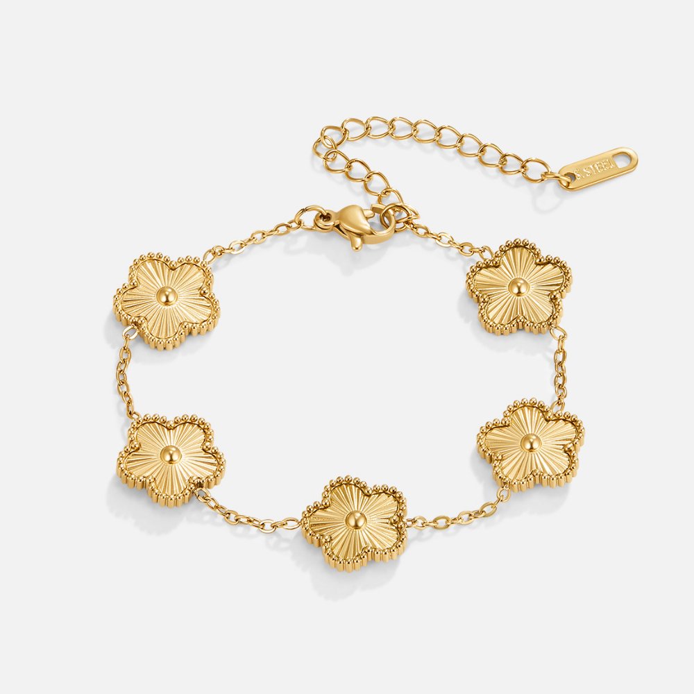 Golden Klee Armband Alma