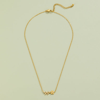Golden Kristall Vine Halskette Alma