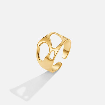 Golden Dream Hollow Ring Alma