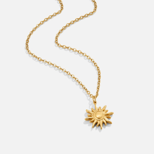 Golden Sunburst Halskette Alma