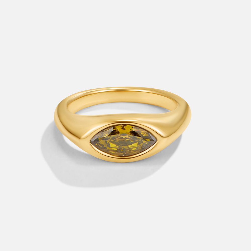 Green Arizona Kristall Ring Alma