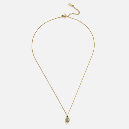 Green Aventurine Pendant Halskette Alma