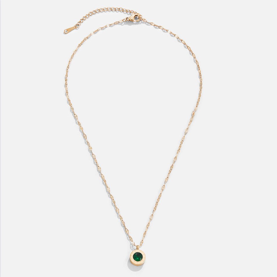 Green Kristall Athena Halskette Alma