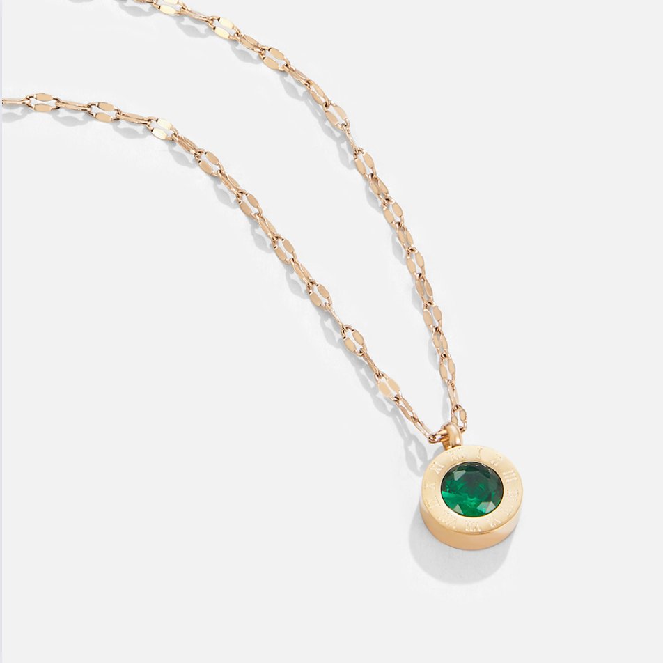 Green Kristall Athena Halskette Alma