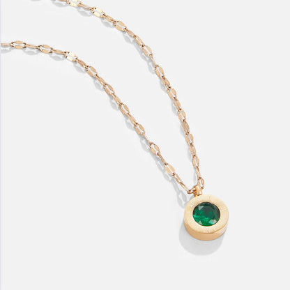 Green Kristall Athena Halskette Alma