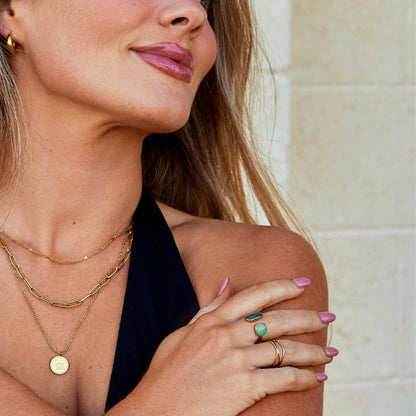 Green Willow Wrap Ring Alma