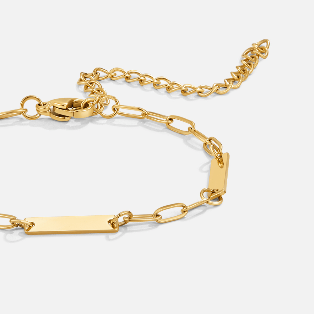 Hailey Gold Ketten Armband Alma