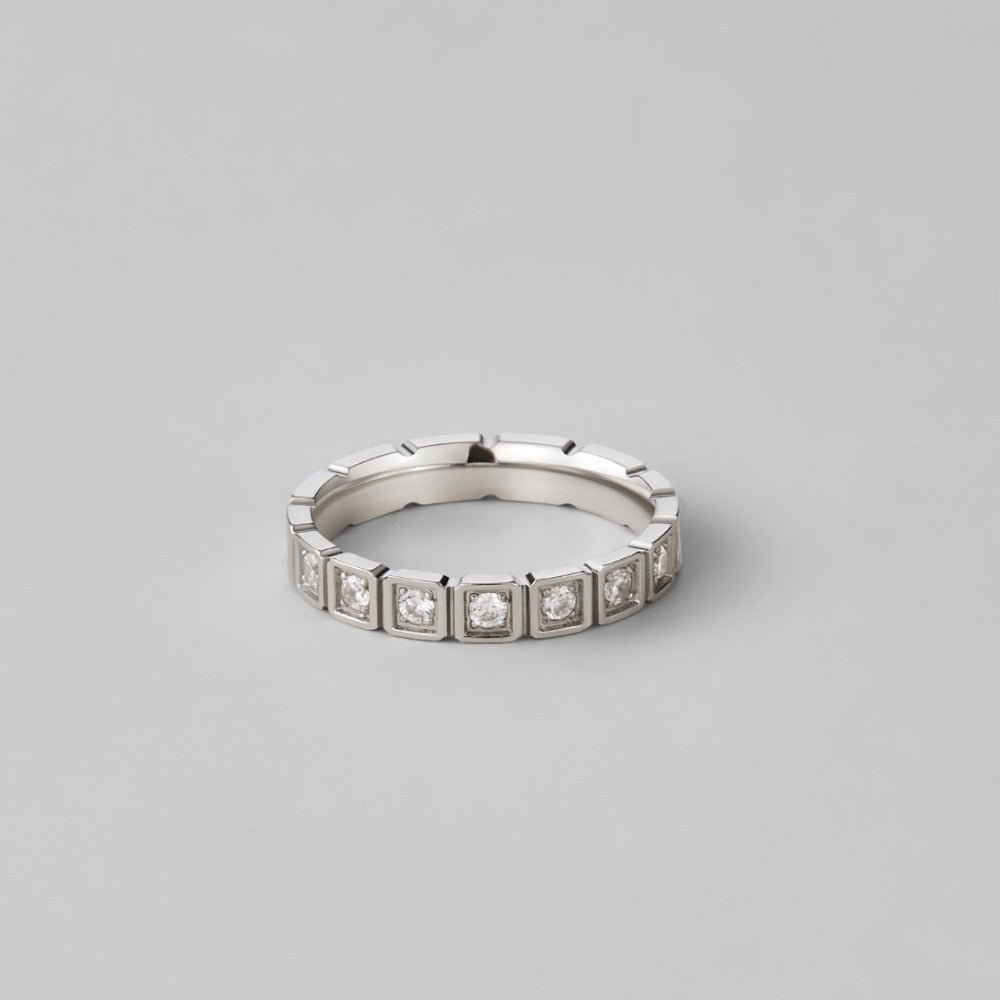 Hera Silber Kristall Ring Alma