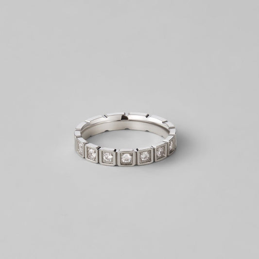 Hera Silber Kristall Ring Alma