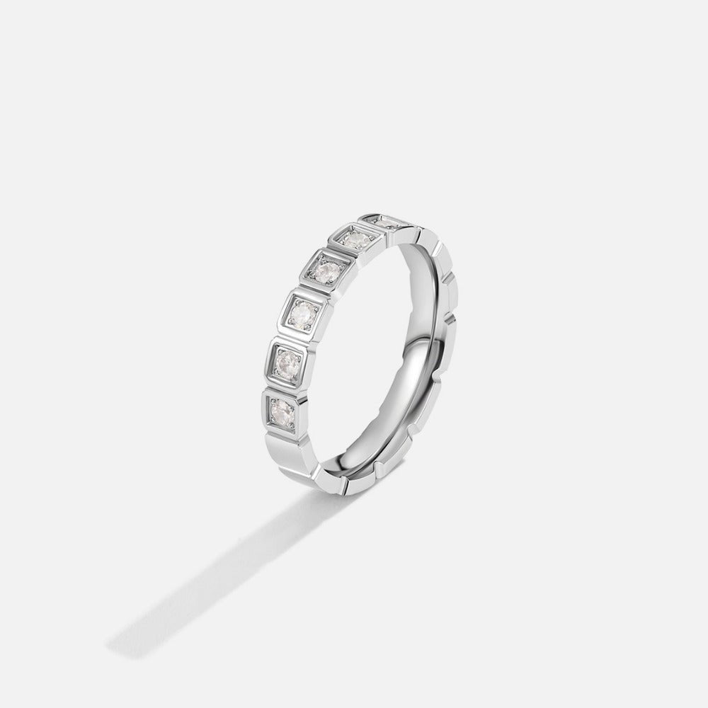 Hera Silber Kristall Ring Alma