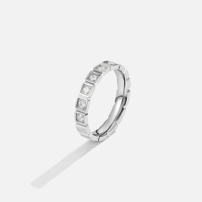 Hera Silber Kristall Ring Alma