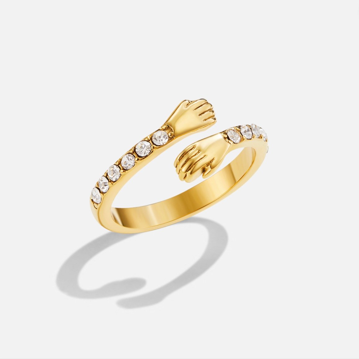 Hug Me Forever 18K Goldring Alma