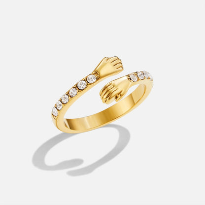 Hug Me Forever 18K Goldring Alma