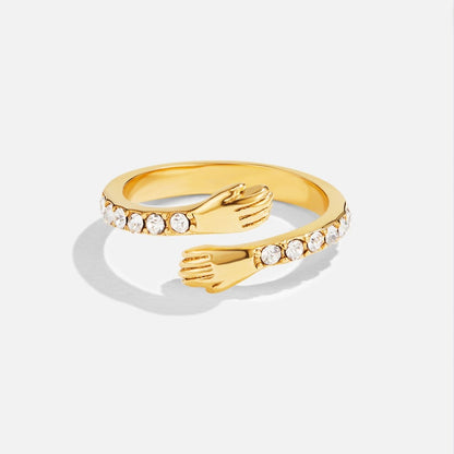 Hug Me Forever 18K Goldring Alma