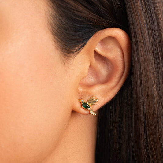 Hummingbird Stecker Ohrringe Alma