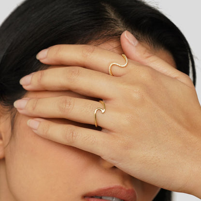 Imari Gold Welle Ring Alma