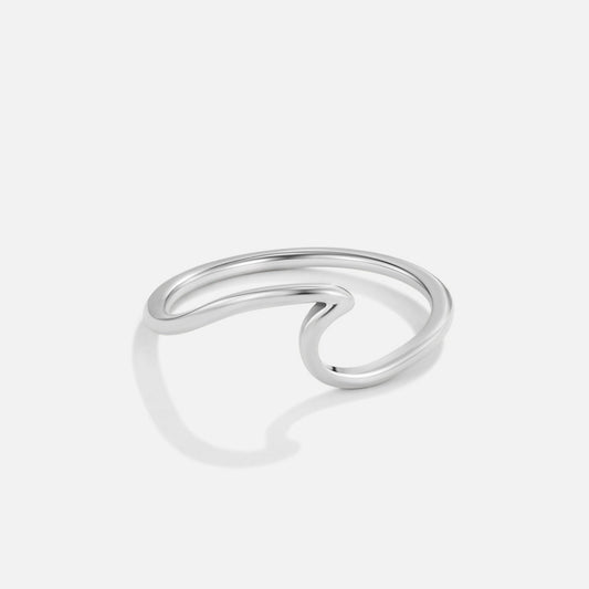 Imari Silber Welle Ring Alma