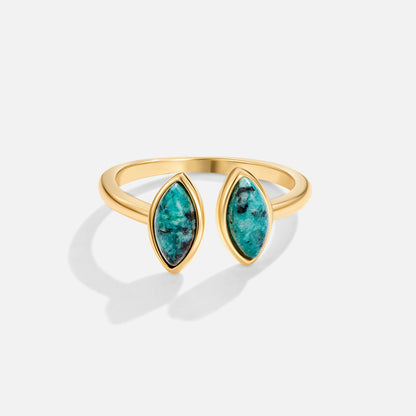 Jade Green Wrap Ring Alma