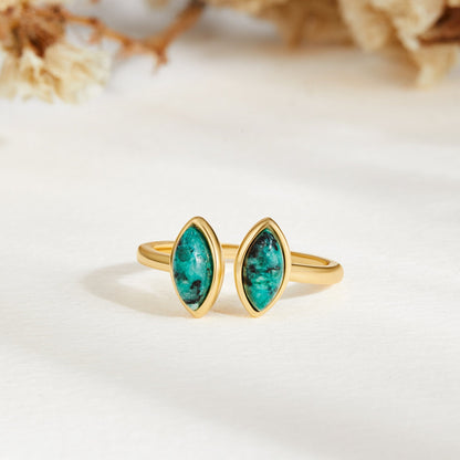 Jade Green Wrap Ring Alma