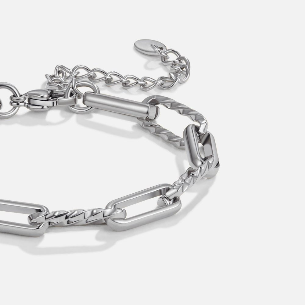 Jihan Chunky Silber Ketten Armband Alma