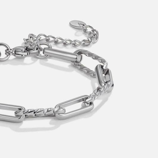 Jihan Chunky Silber Ketten Armband Alma