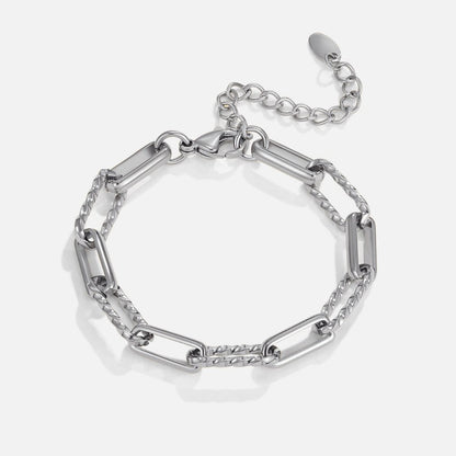 Jihan Chunky Silber Ketten Armband Alma